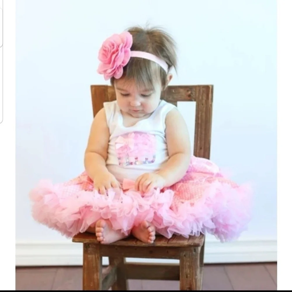 Popatu pink Petticoat Dress Birthday Cupcake